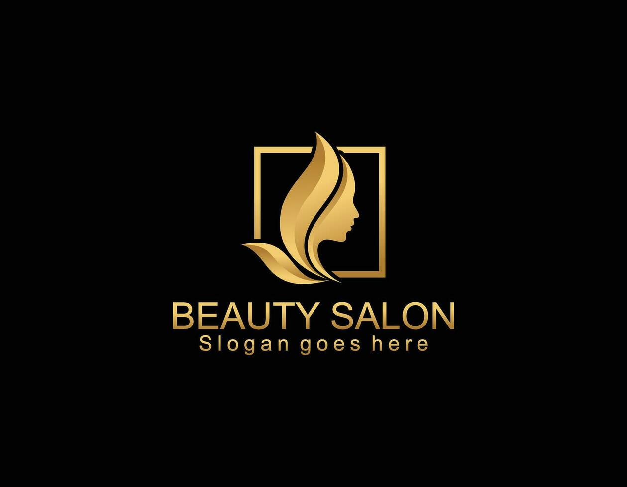 elementos y logos para belleza salón. uña polaco, cuidado hembra piernas, hermosa mujer rostro, pestaña extensión, constituir, peluquería. vector ilustraciones