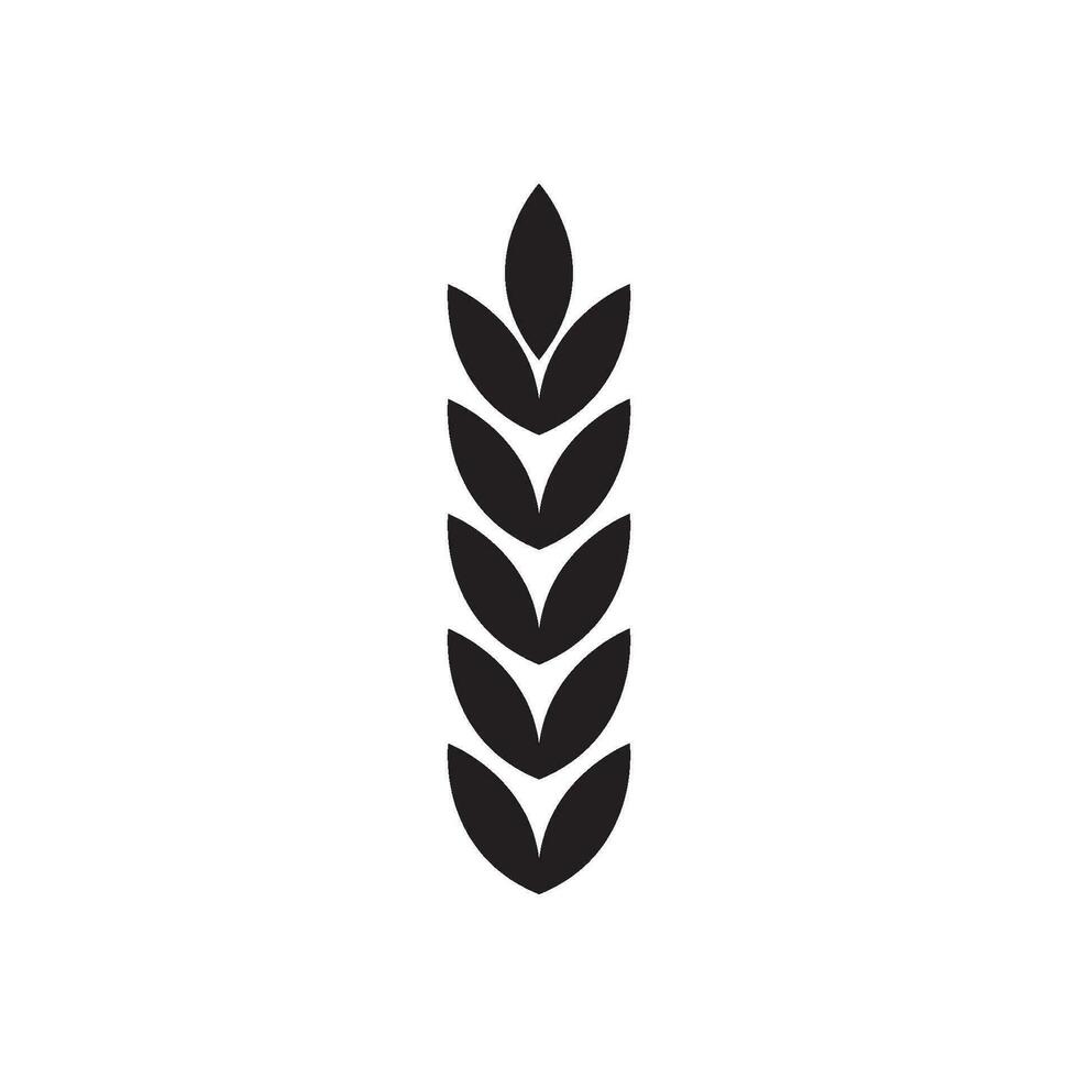 wheat icon vector