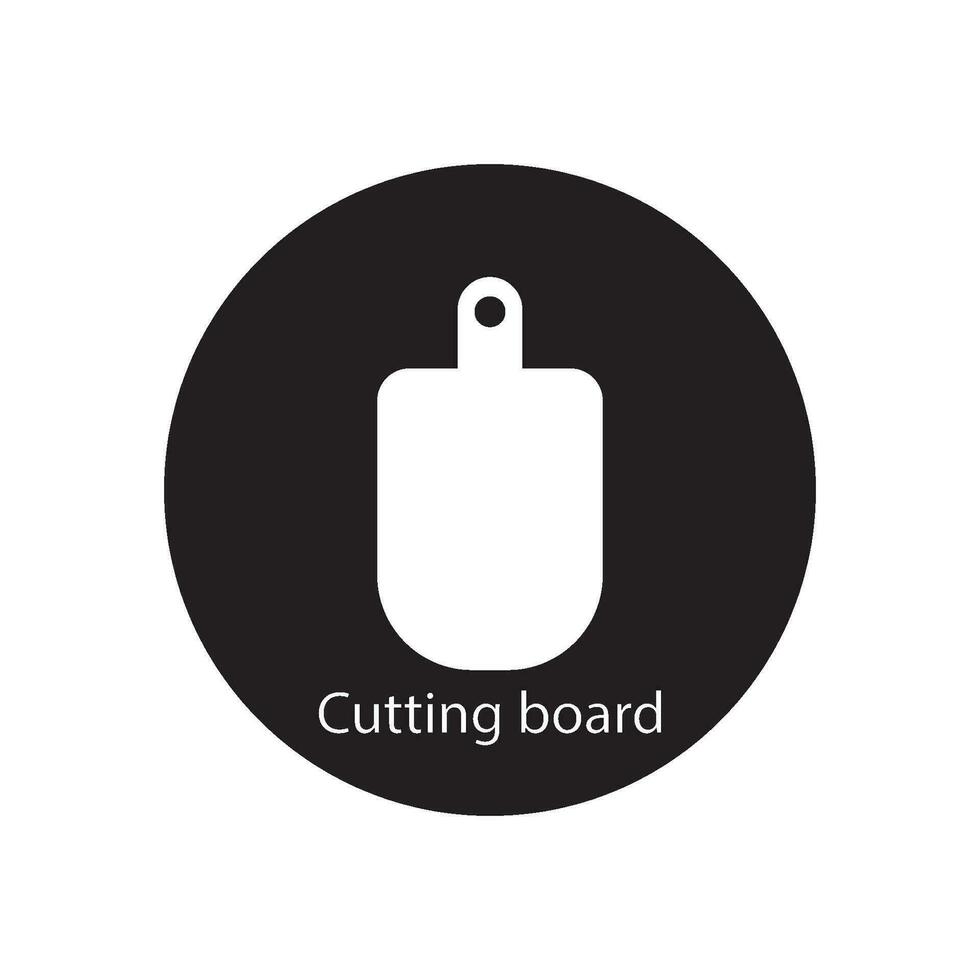 cutting board icon vector