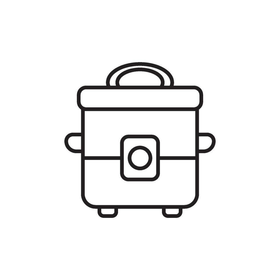 rice cooker icon vector