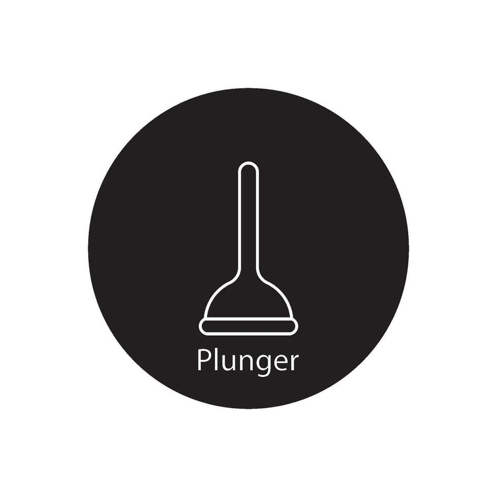 plunger icon vector