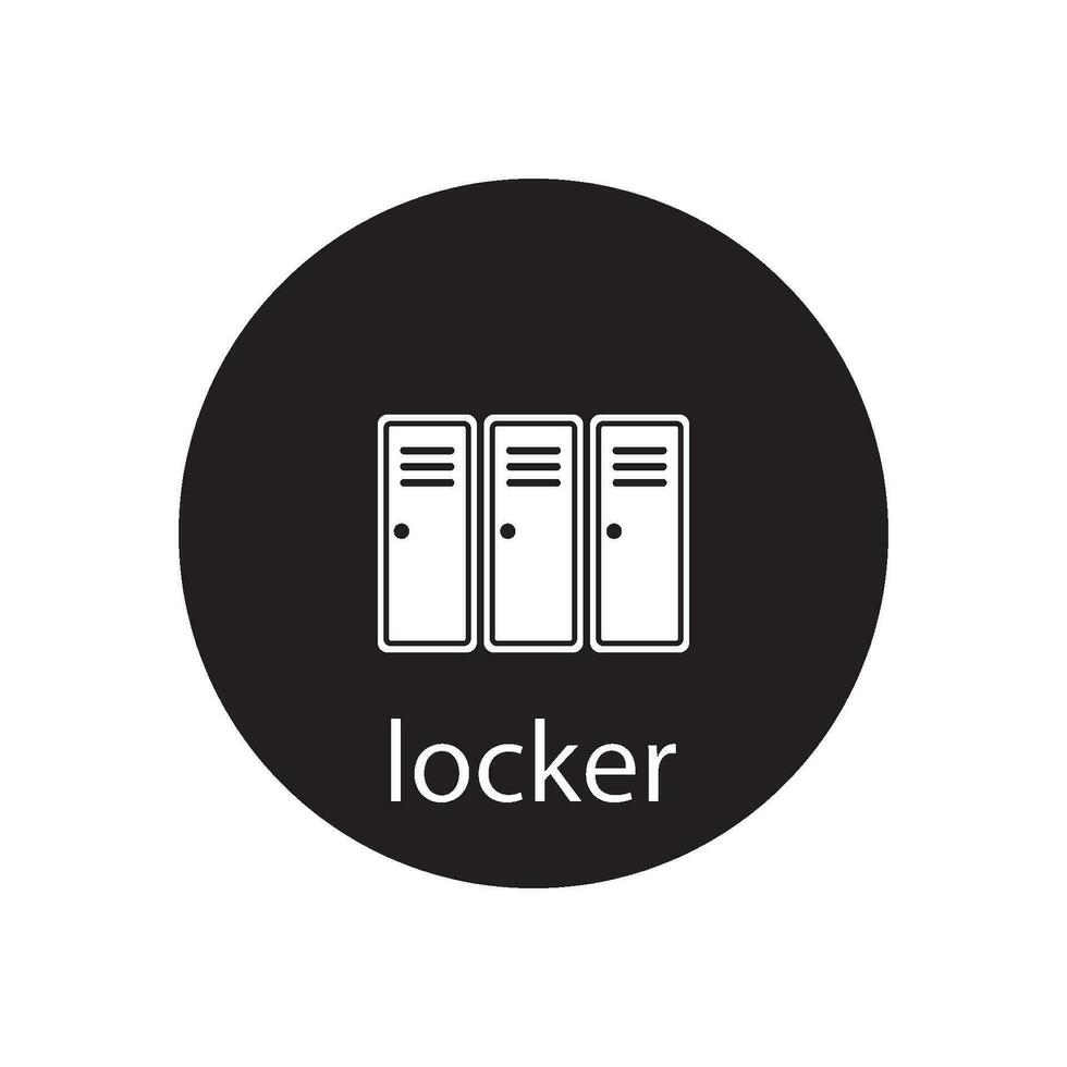 locker icon vector