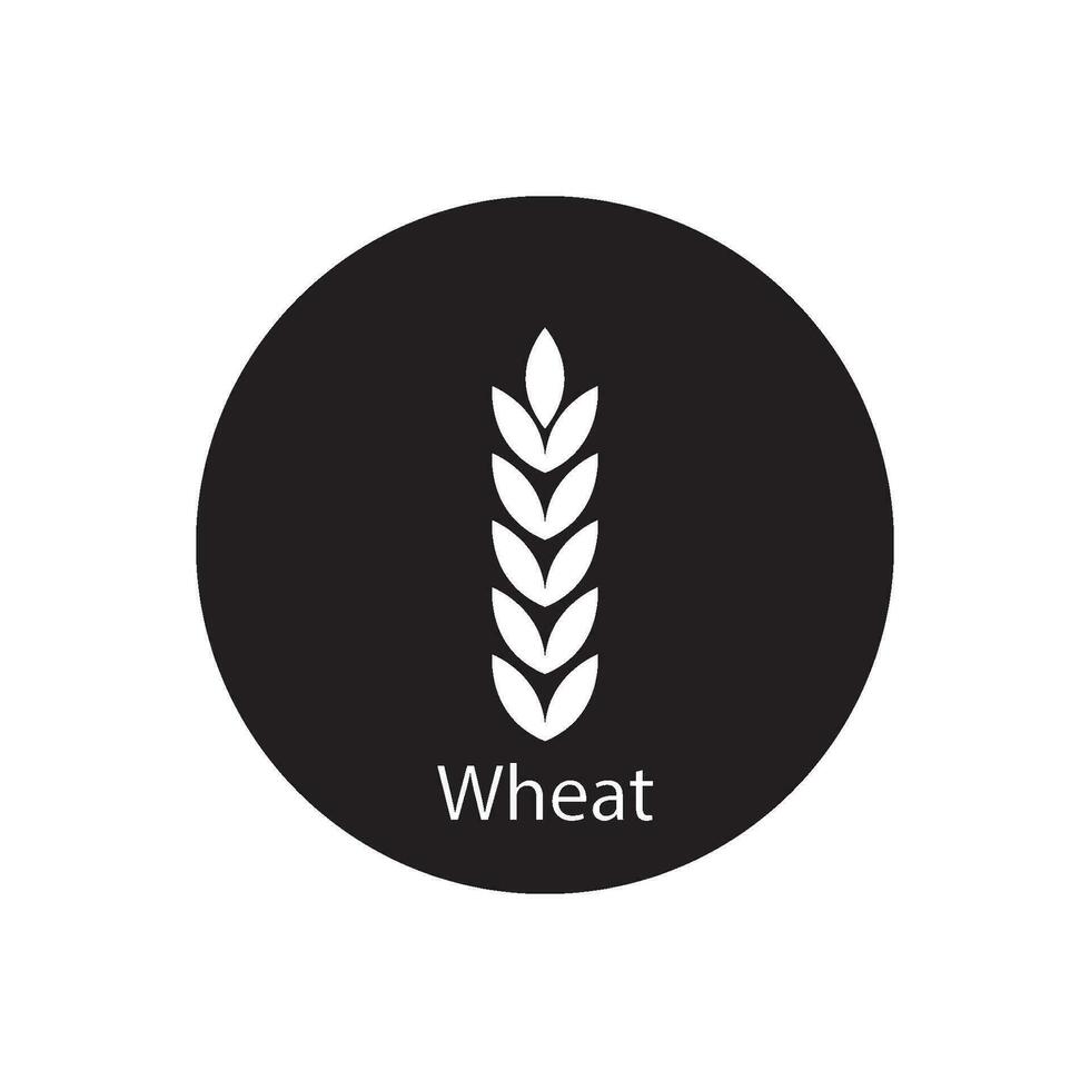 wheat icon vector