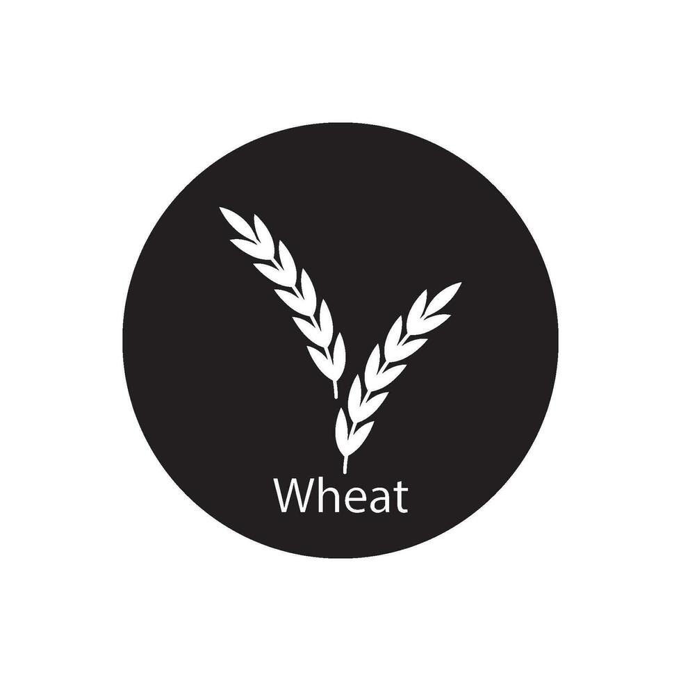vector icono de trigo