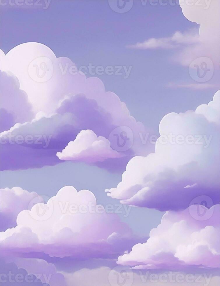 clouds in the sky purple illustration photo