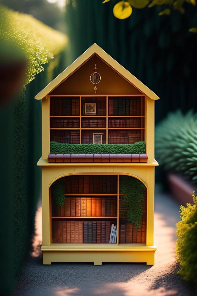 Book House Stock Photos, Images and Backgrounds for Free Download