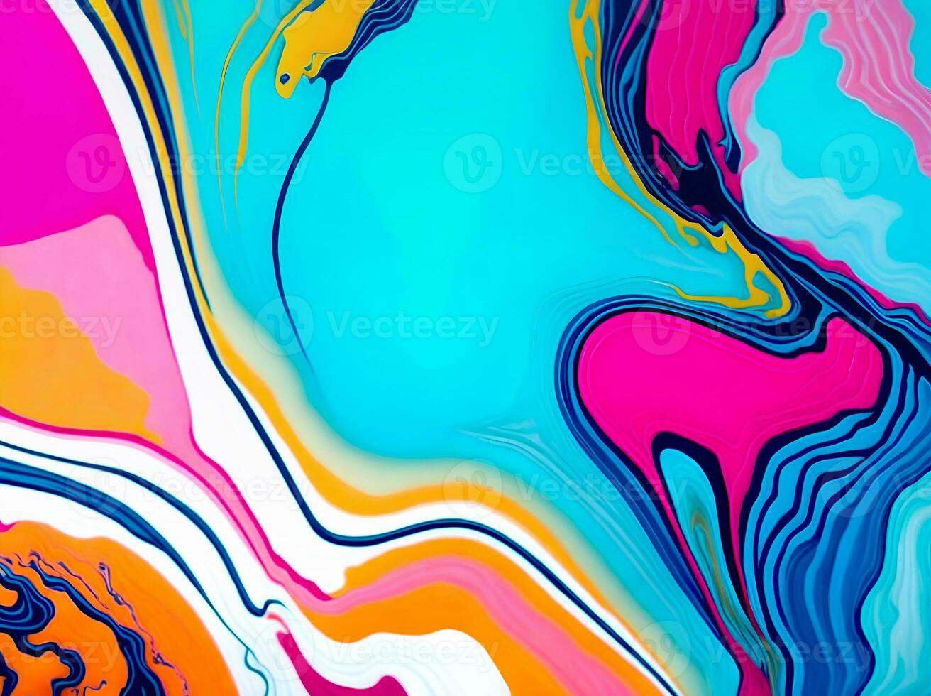 Abstract bright acrylic painted background. Oil paint art texture. Color vivid pattern of creative ink painting. photo