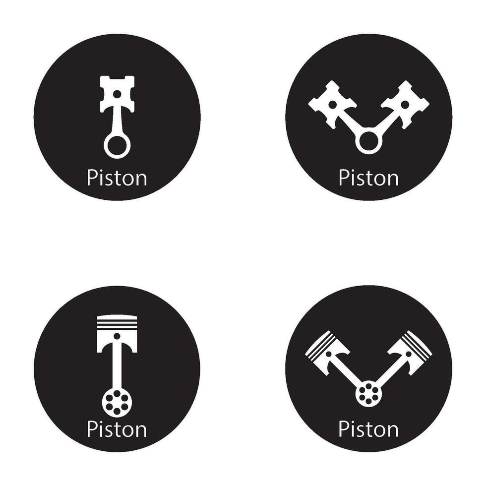 piston icon vector