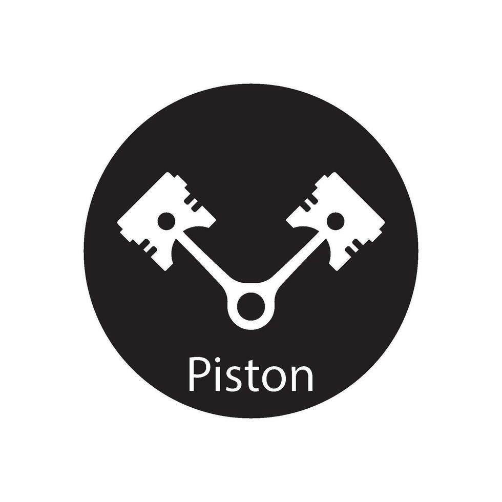 piston icon vector