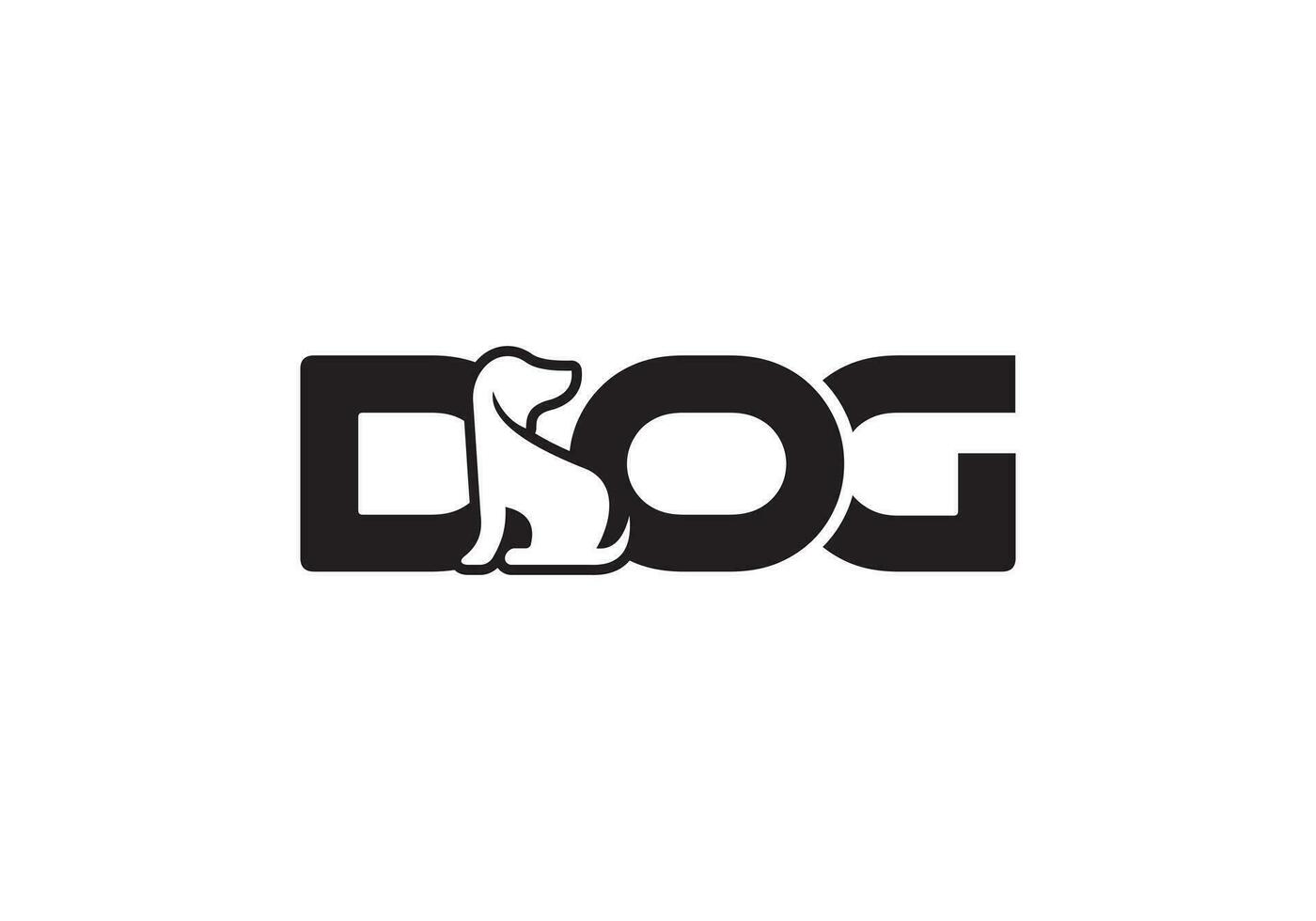 creative dog and text added animal logo icon design 28124268 Vector Art ...