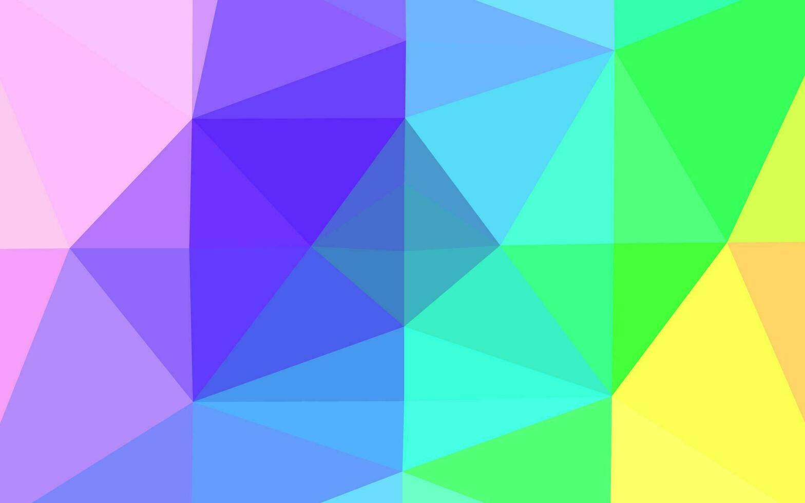 Light Multicolor, Rainbow vector triangle mosaic template.