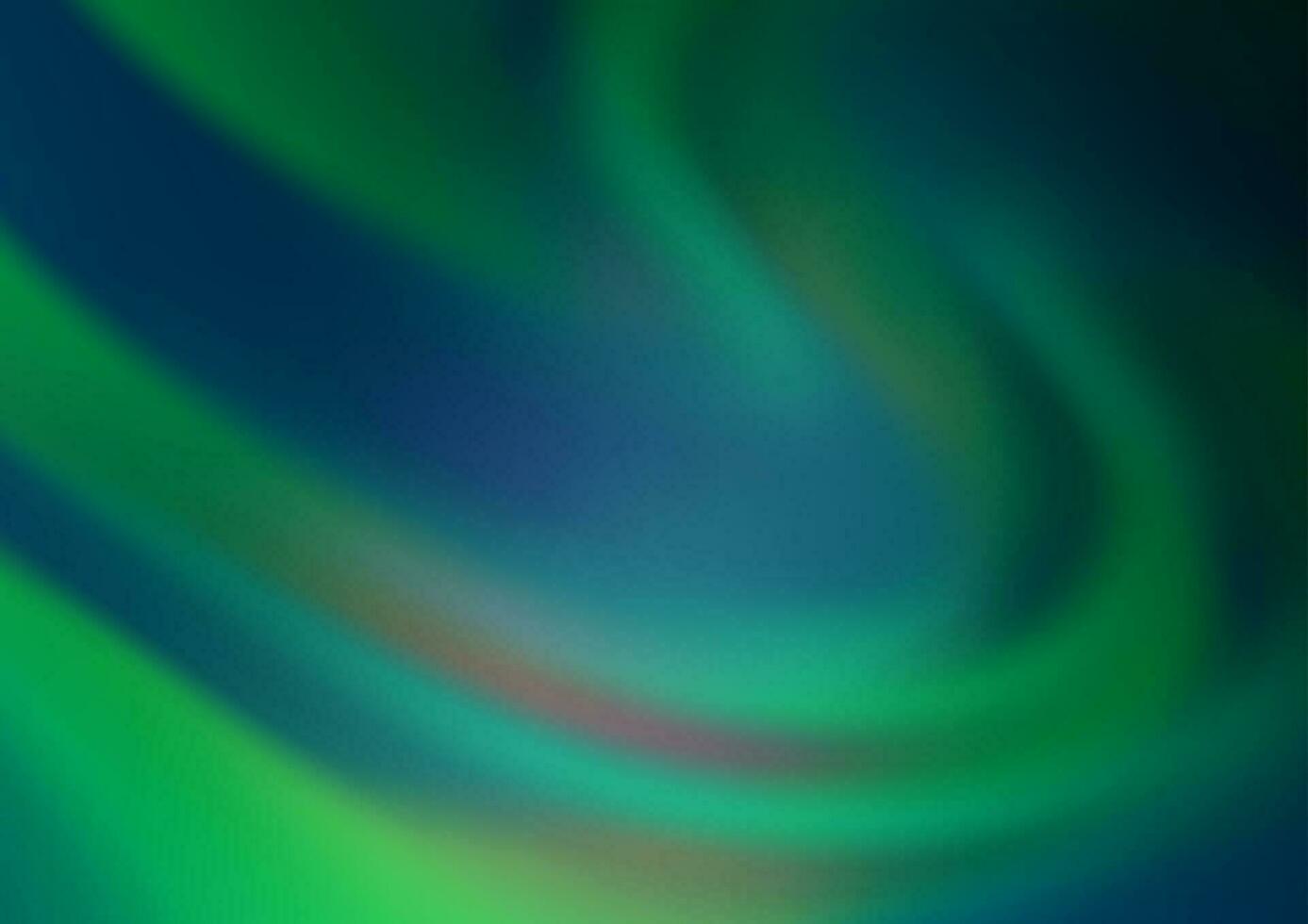 Fondo borroso abstracto del vector azul oscuro, verde.