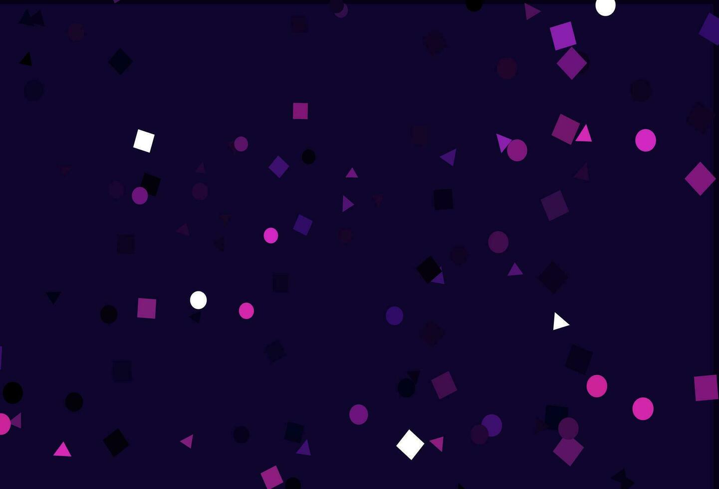 Light Pink vector cover in polygonal style with circles.
