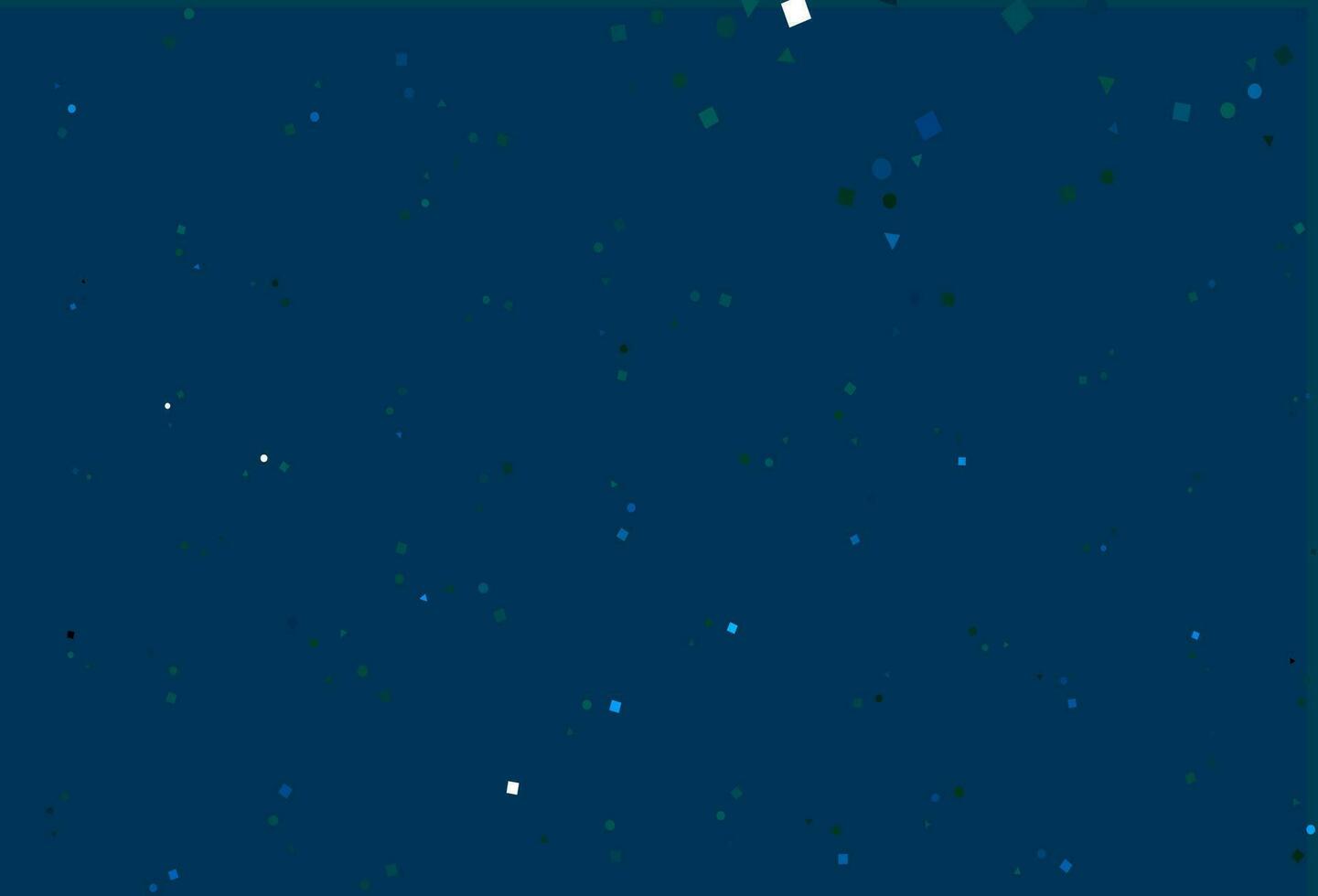 Light Blue, Green vector layout with circles, lines, rectangles.