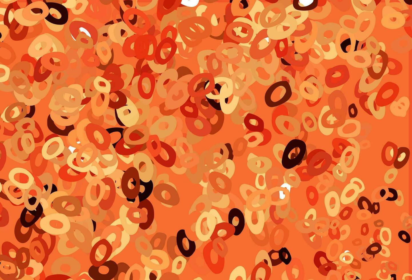 Light Red, Yellow vector template with circles.