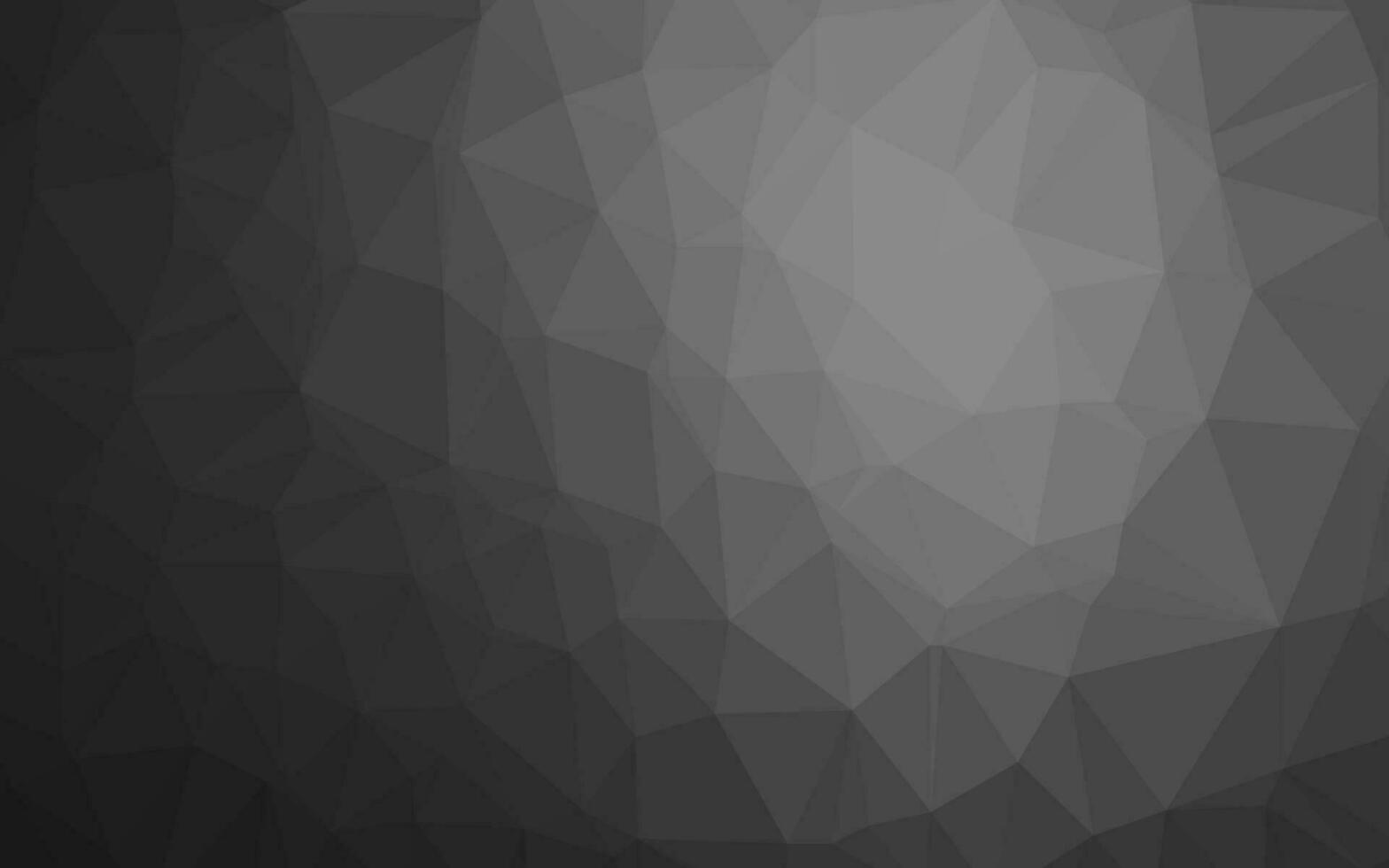 Dark Silver, Gray vector abstract polygonal texture.