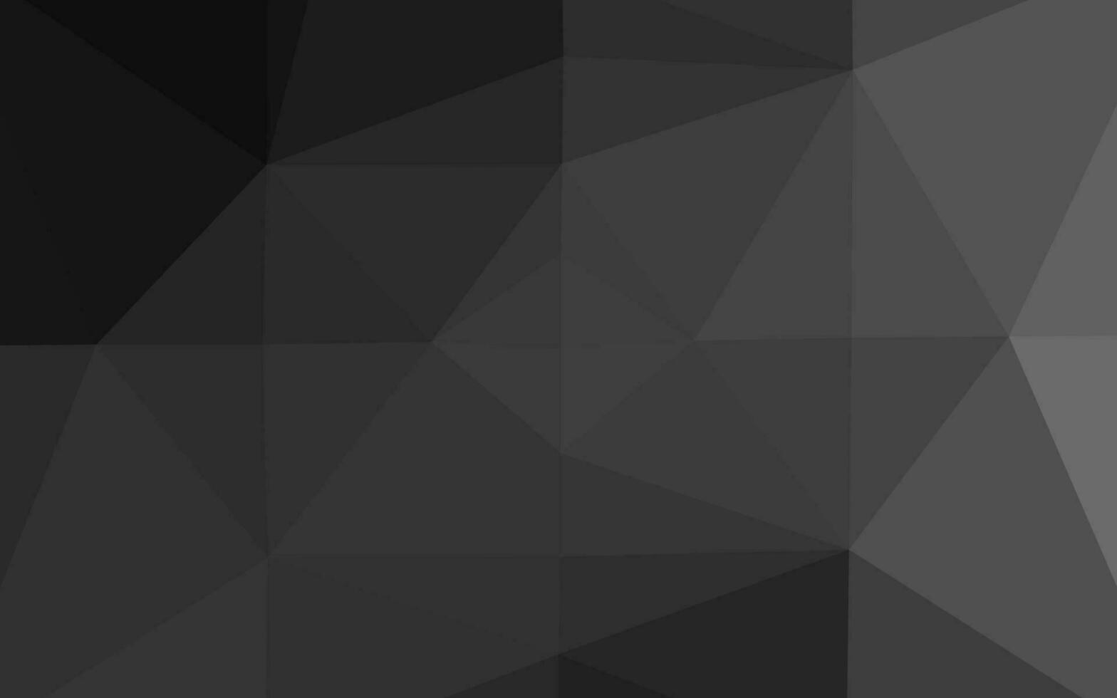 Dark Silver, Gray vector polygon abstract background.