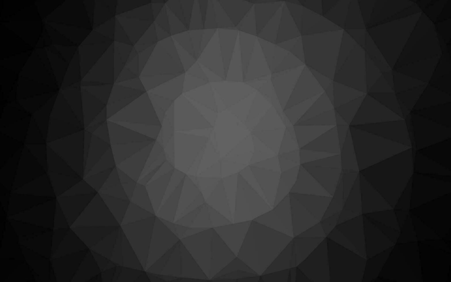 Dark Silver, Gray vector abstract polygonal layout.