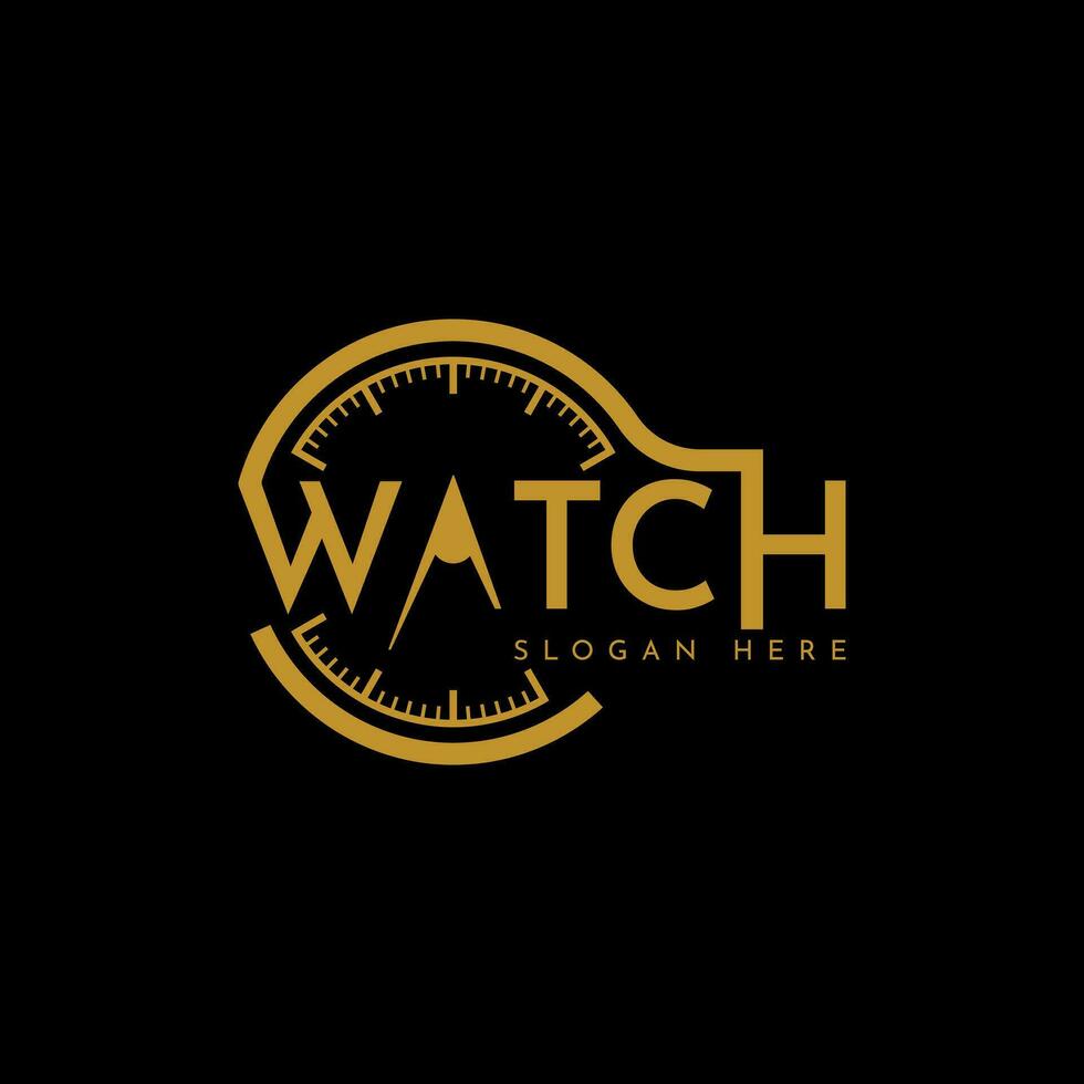 Watch logo vector. Simple and modern. vector