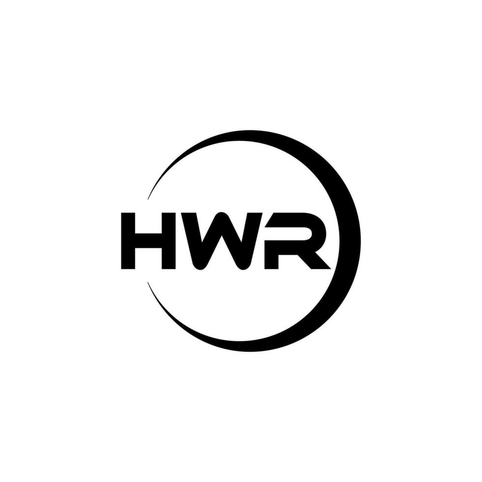 HWR Logo Design, Inspiration for a Unique Identity. Modern Elegance and ...