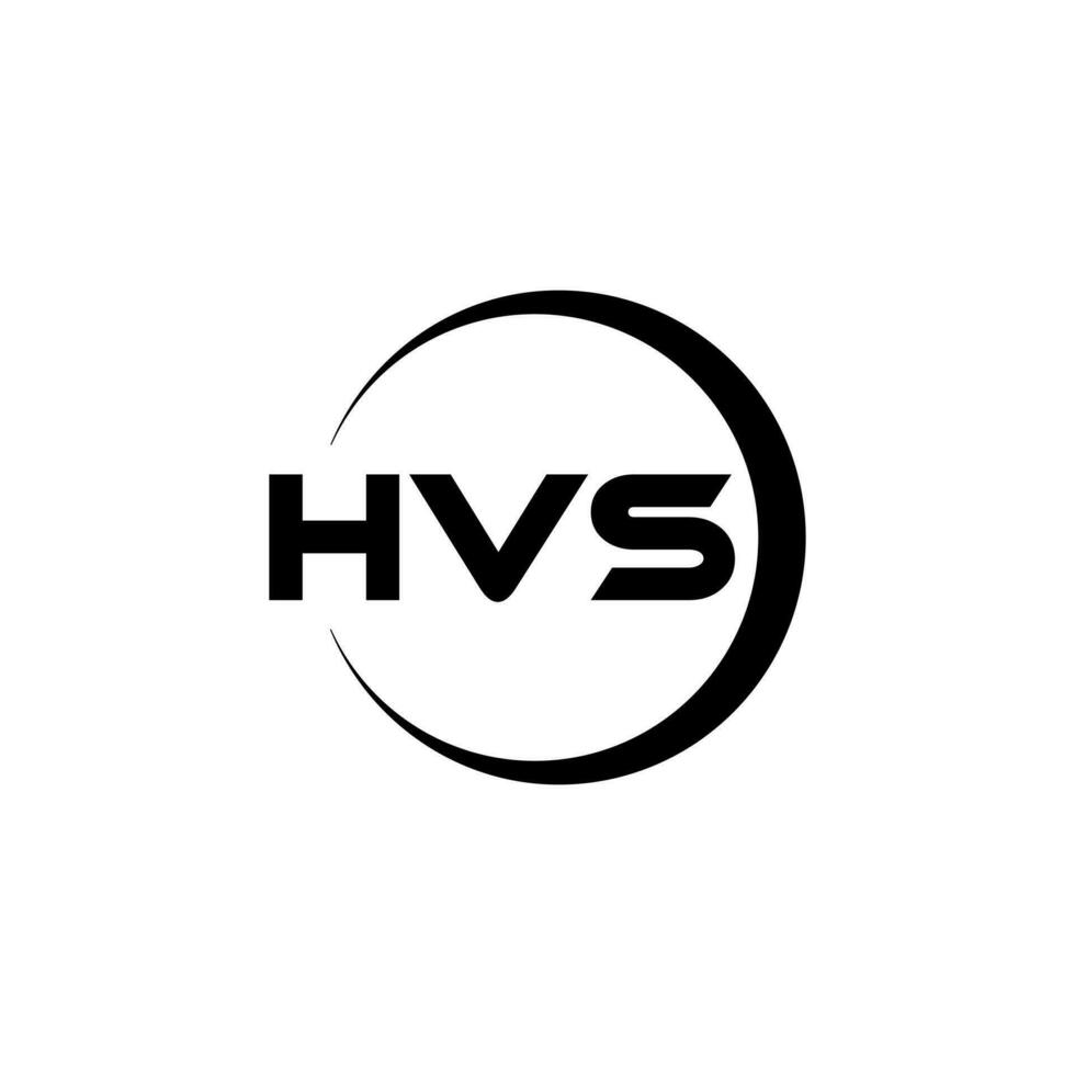 hvs logo diseño, inspiración para un único identidad. moderno elegancia y creativo diseño. filigrana tu éxito con el sorprendentes esta logo. vector