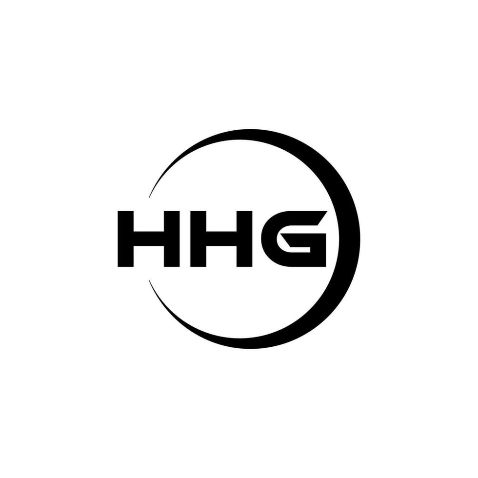HHG Logo Design, Inspiration for a Unique Identity. Modern Elegance and Creative Design. Watermark Your Success with the Striking this Logo. vector
