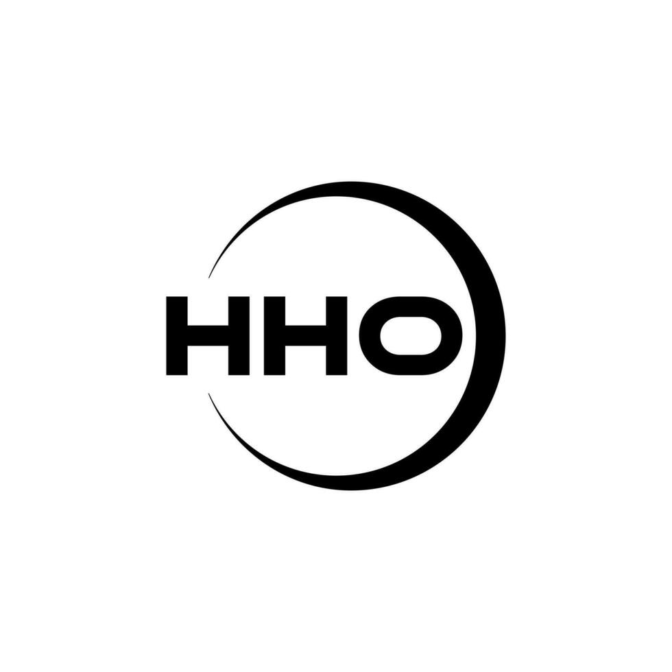 HHO Logo Design, Inspiration for a Unique Identity. Modern Elegance and Creative Design. Watermark Your Success with the Striking this Logo. vector