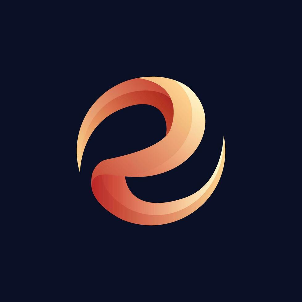 E letter Modern logo design vector