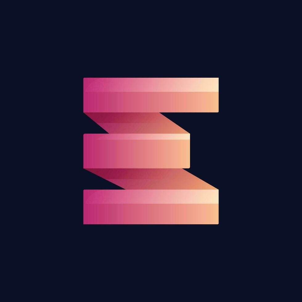 Letter E modern logo design inspiration. set of creative letter E logo design template Free Vector