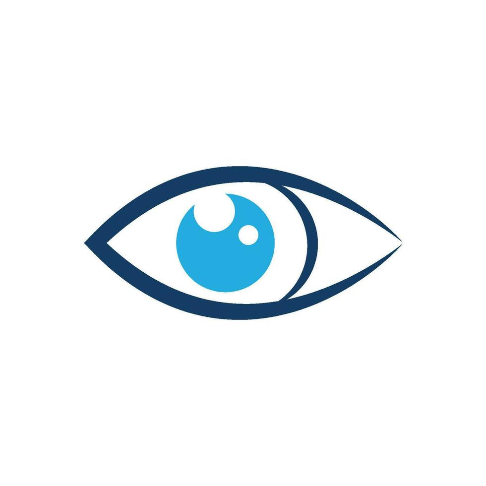 Eye Care vector logo design