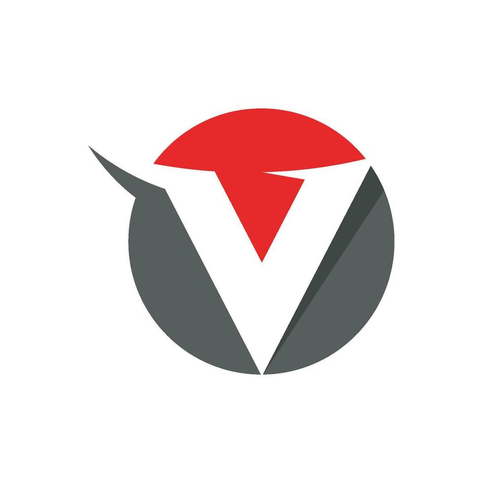 V Letter Logo Template vector