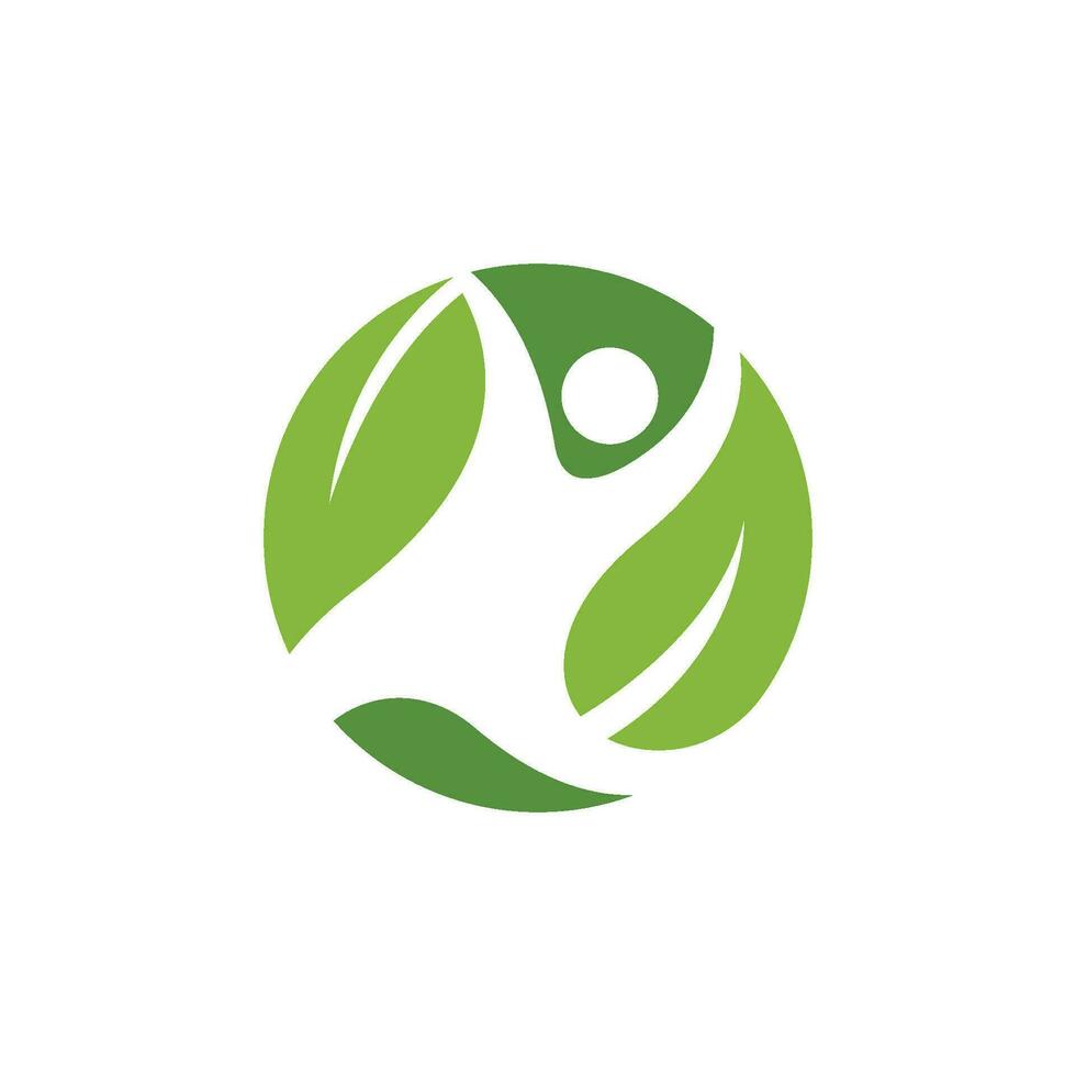 Human character logo sign vector