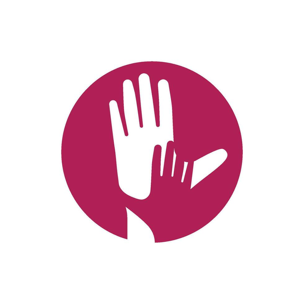 Hand Care icon Template vector illustration