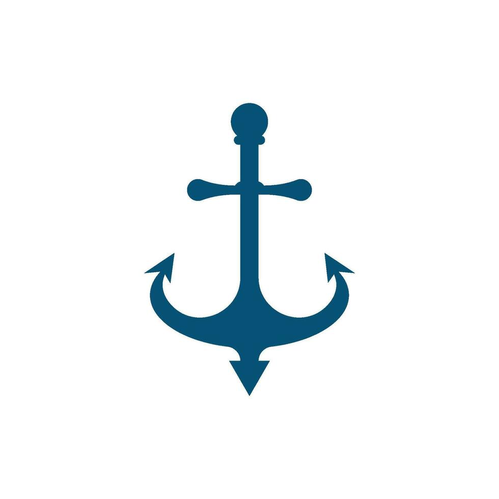 Anchor icon Logo Template vector