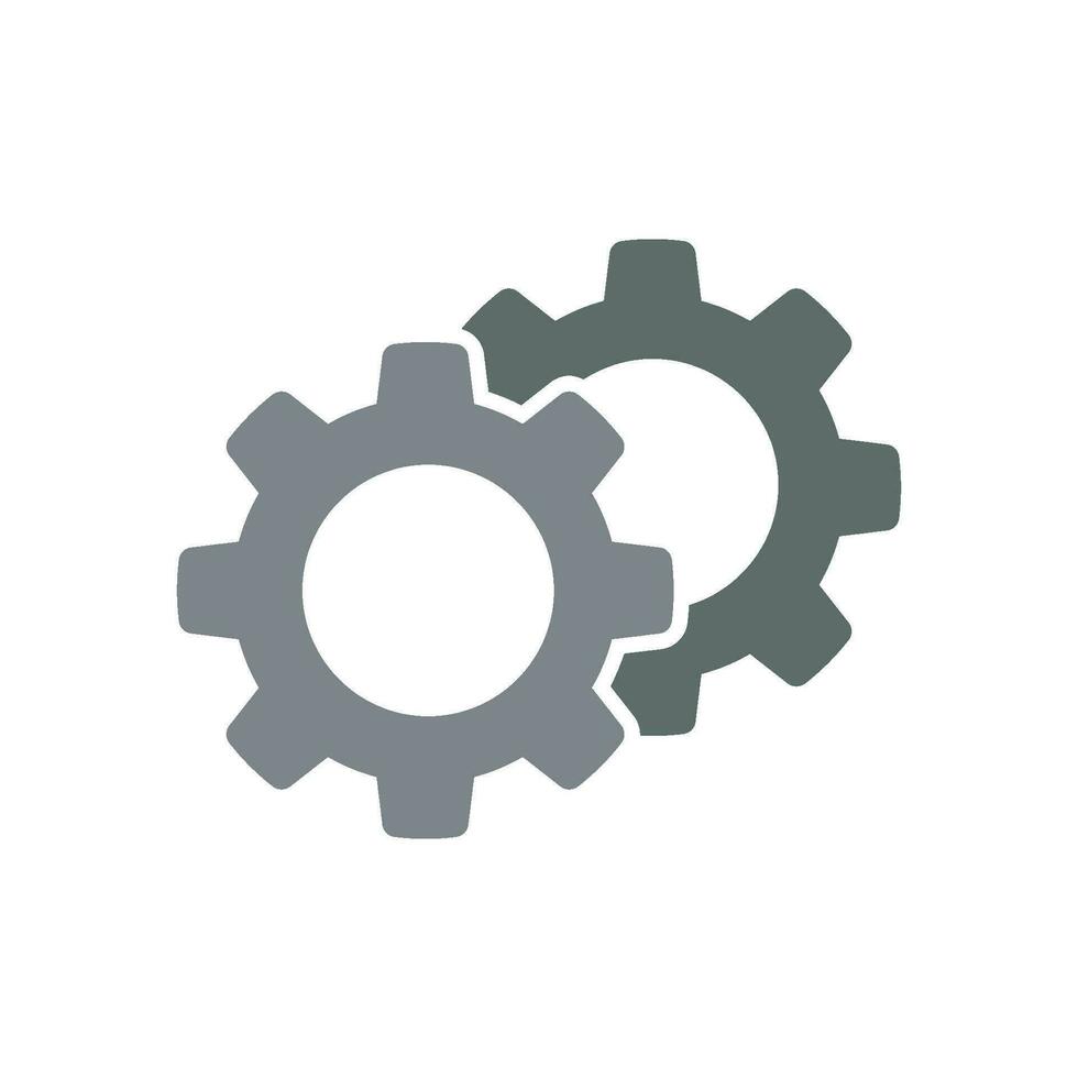 Gear vector icon illustration design