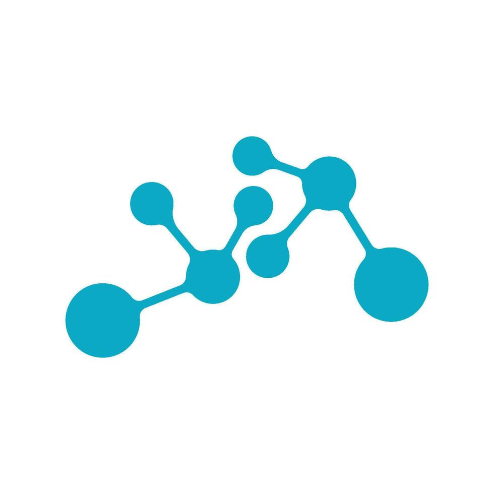 Molecule vector illustration design
