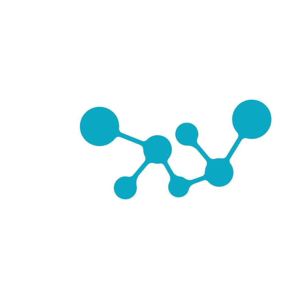 Molecule vector illustration design