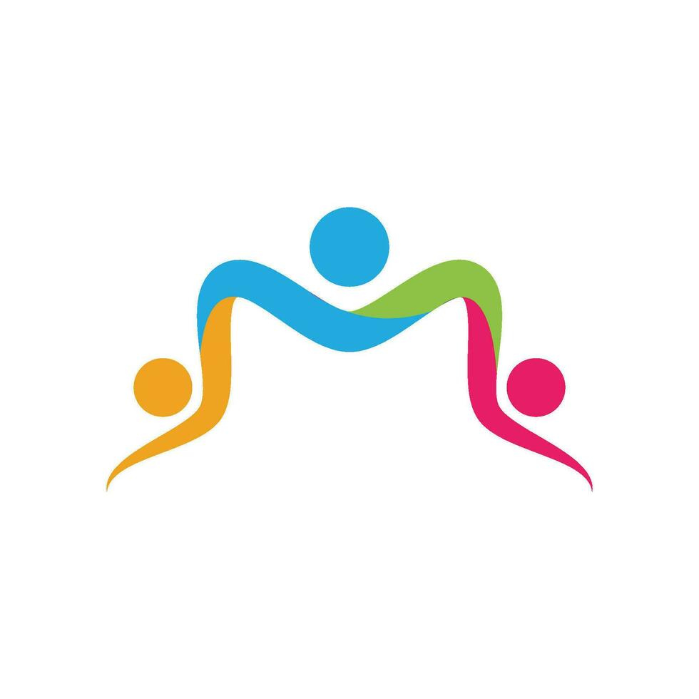 Community, network and social icon vector