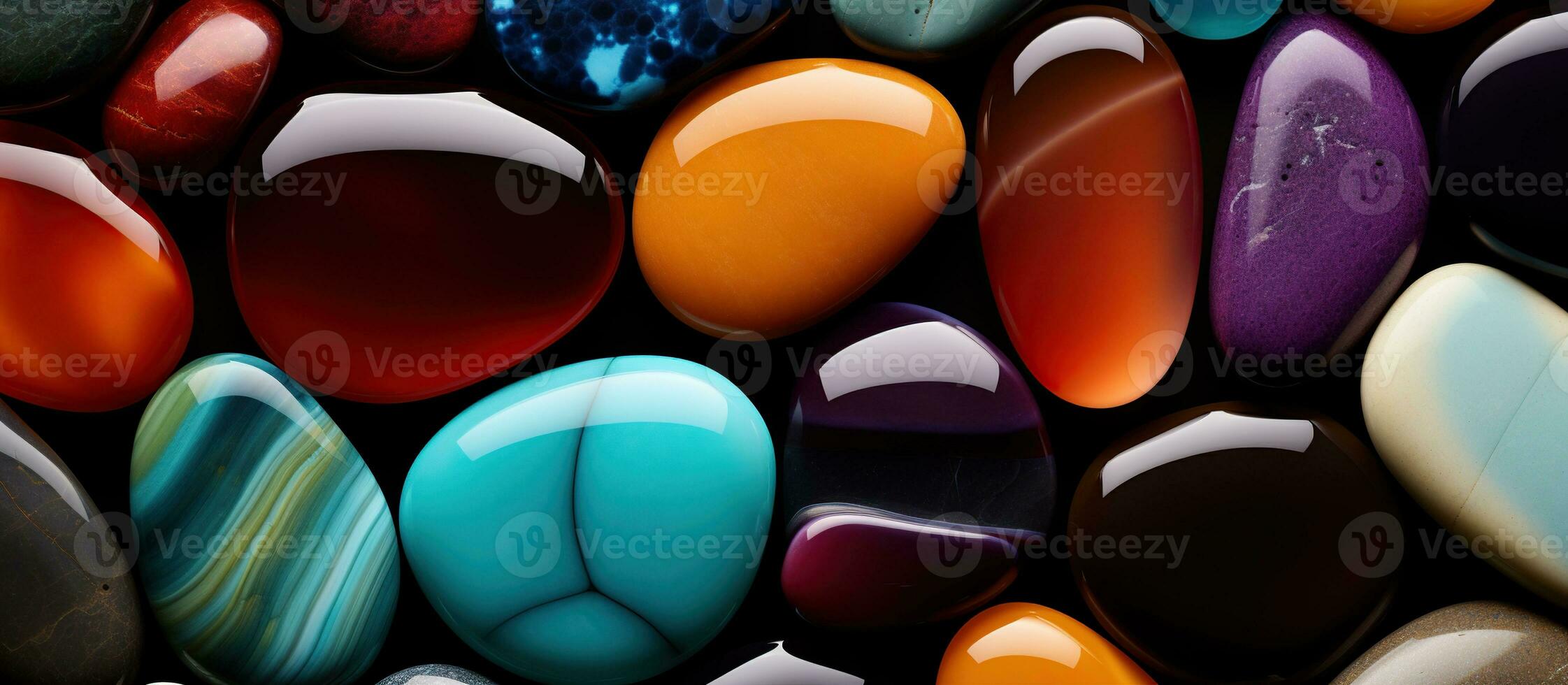 Illustration of  stone pebble background, AI Generated photo