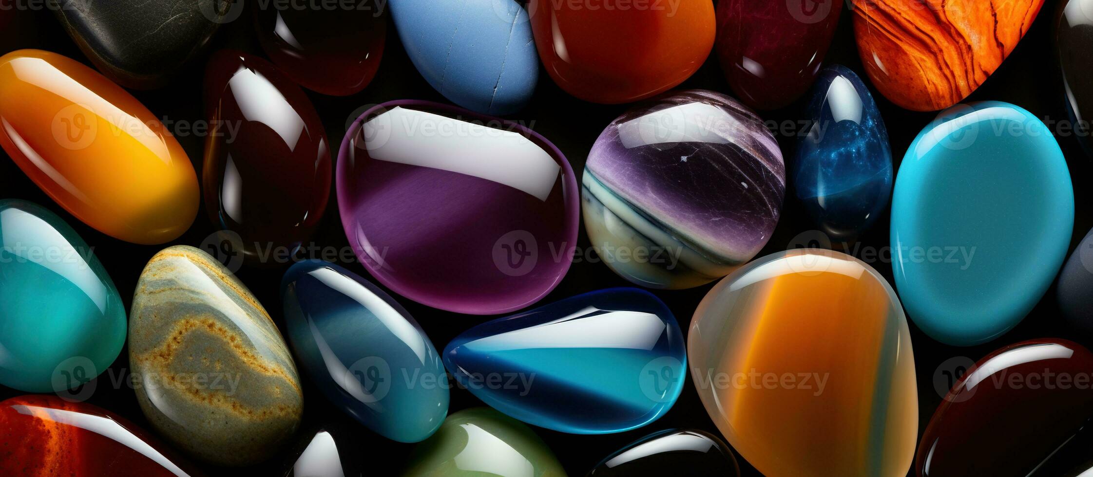 Illustration of  stone pebble background, AI Generated photo