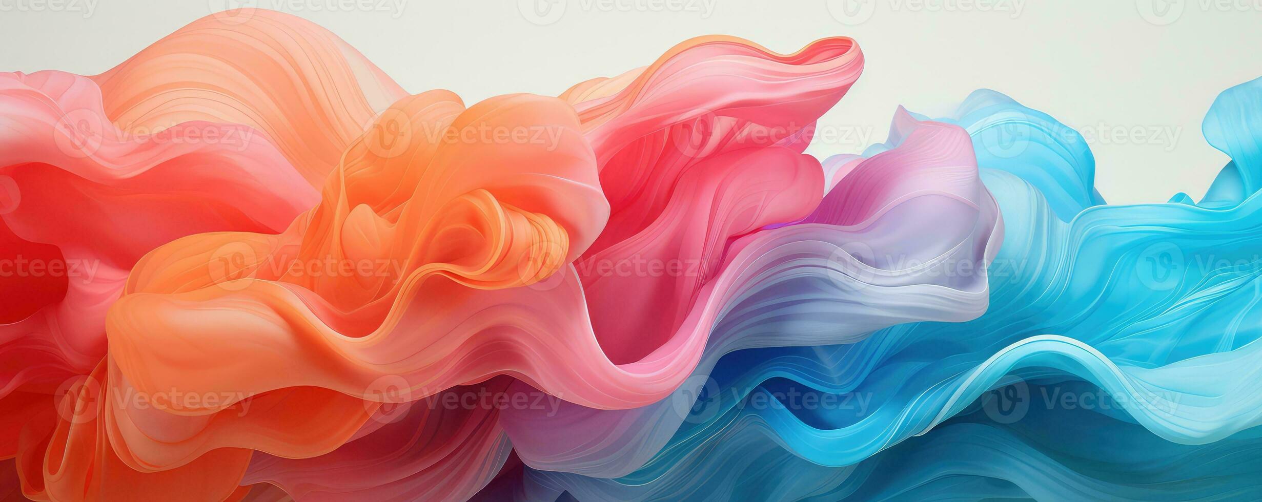 Abstract smooth color transitions represent movement and fluidity . AI Generated photo