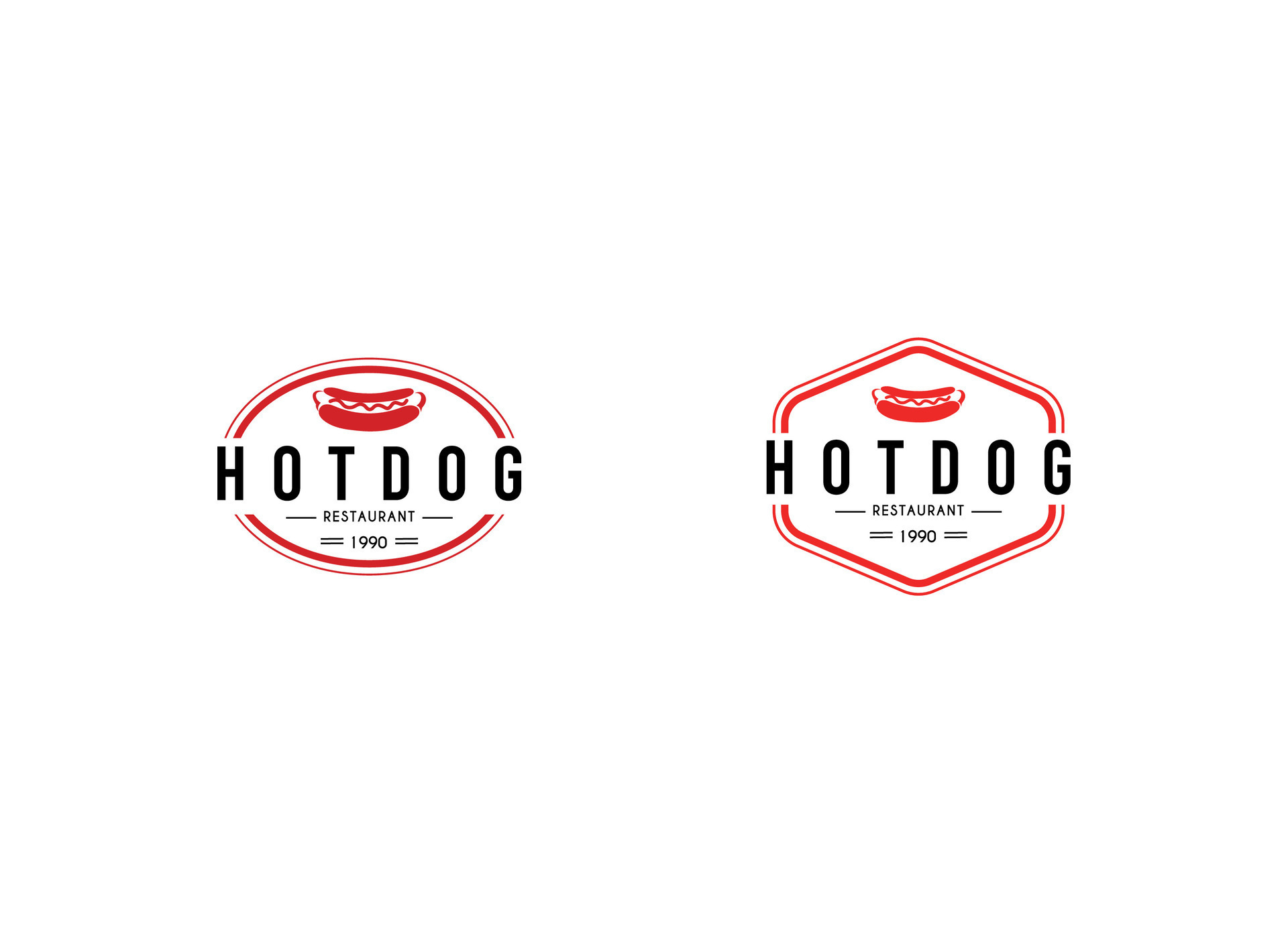 hot-dog-logo-badge-with-retro-design-style-hot-dog-emblem-logo-design