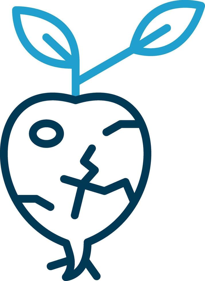 Kohlrabi Vector Icon Design