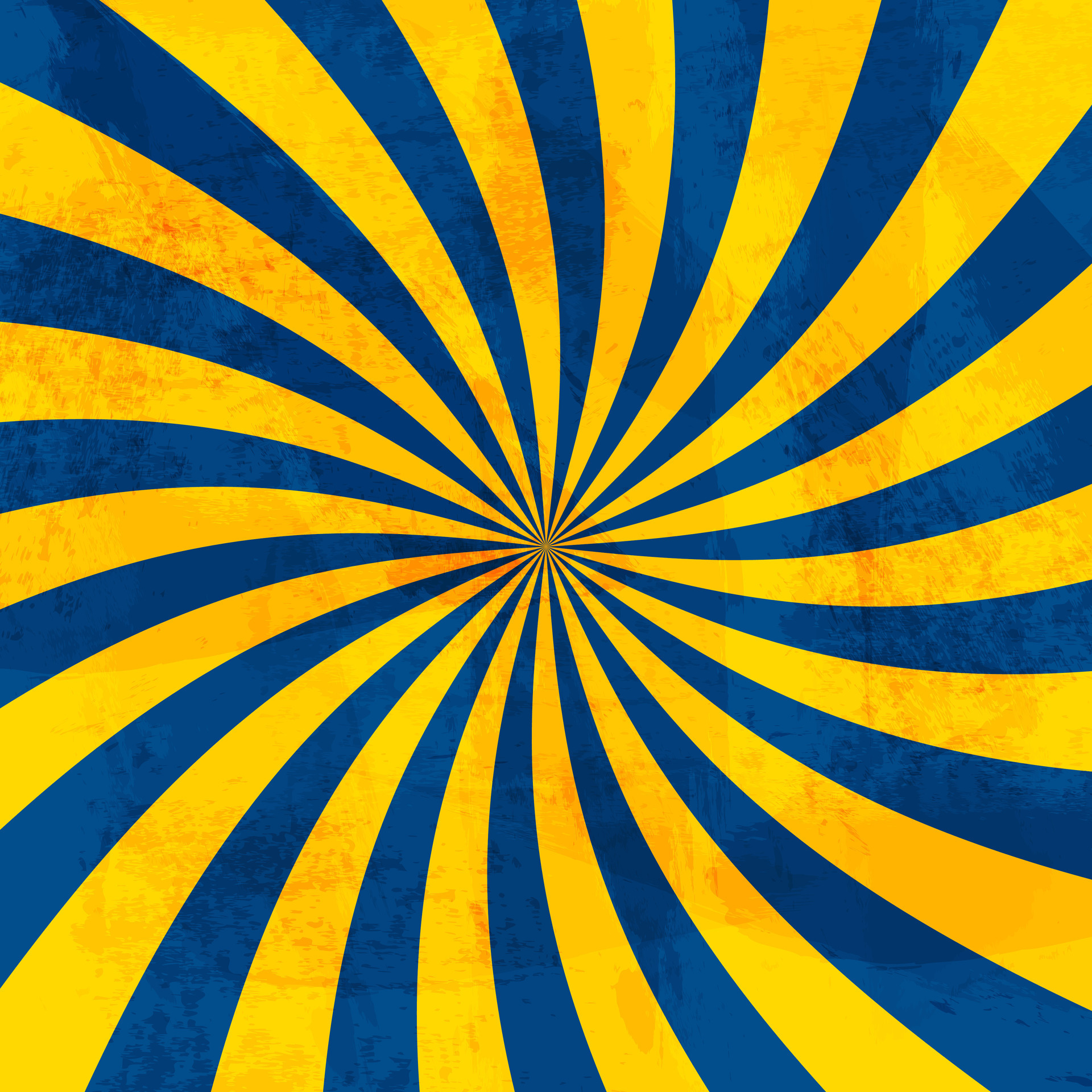 Blue and yellow retro cheap