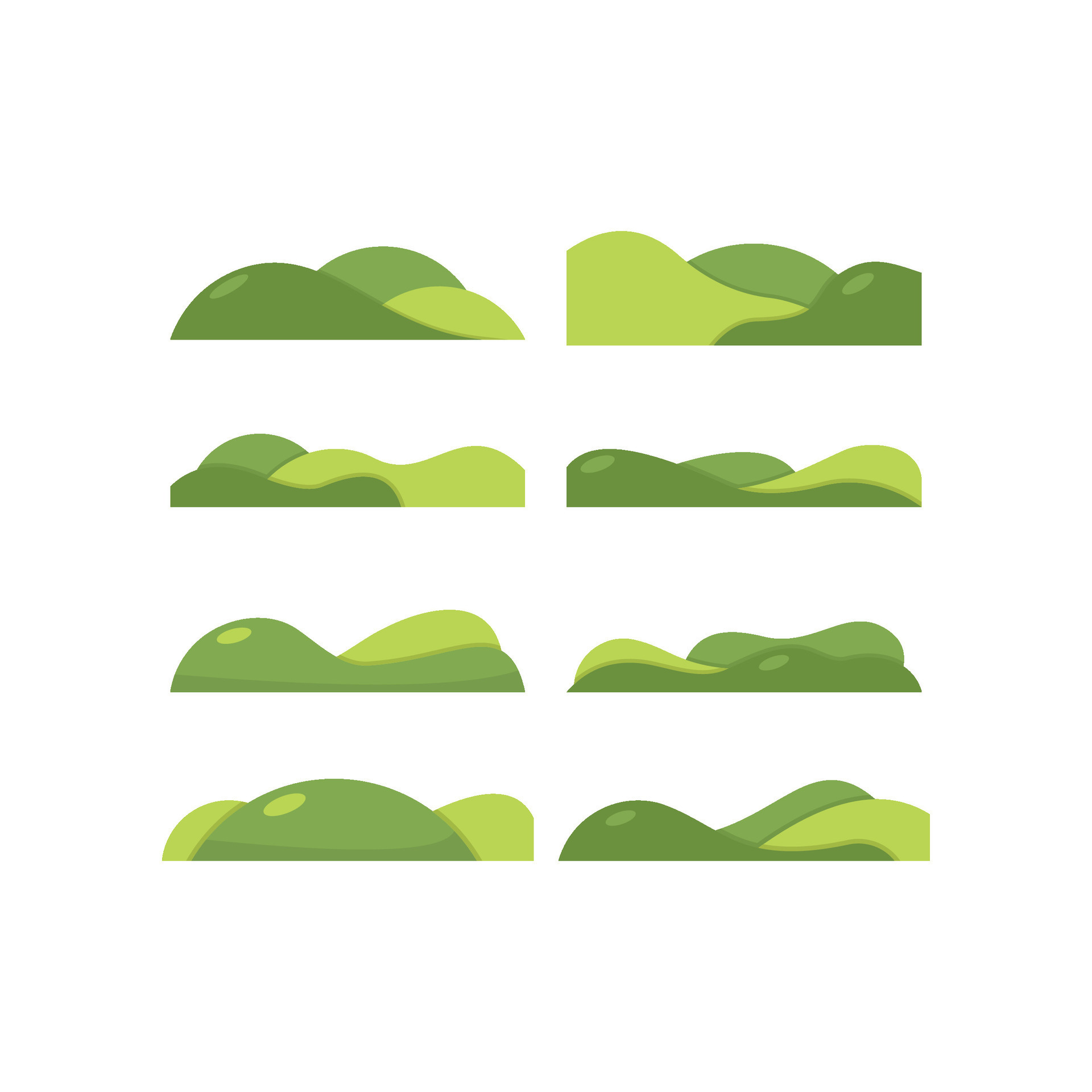 Green Field Element Vector Design 28130365 Vector Art at Vecteezy