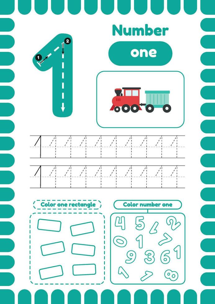 Number one page games vector