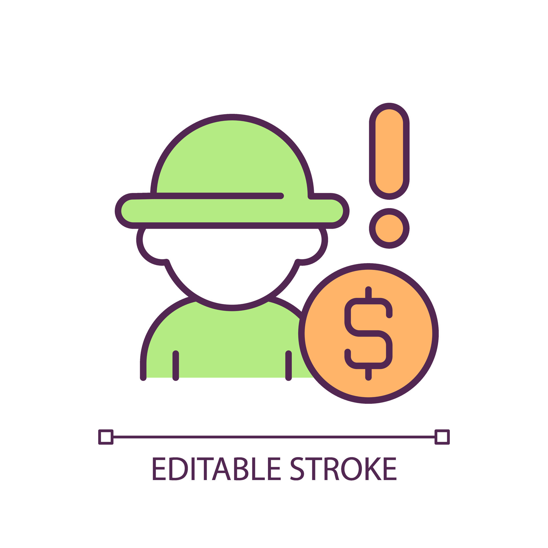 Child exploitation RGB color icon. Agriculture industry. Right to 