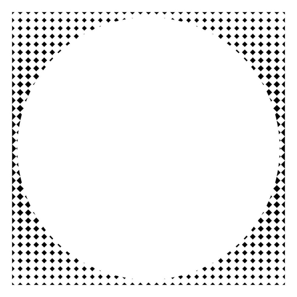 Circle texture halftone vector pattern