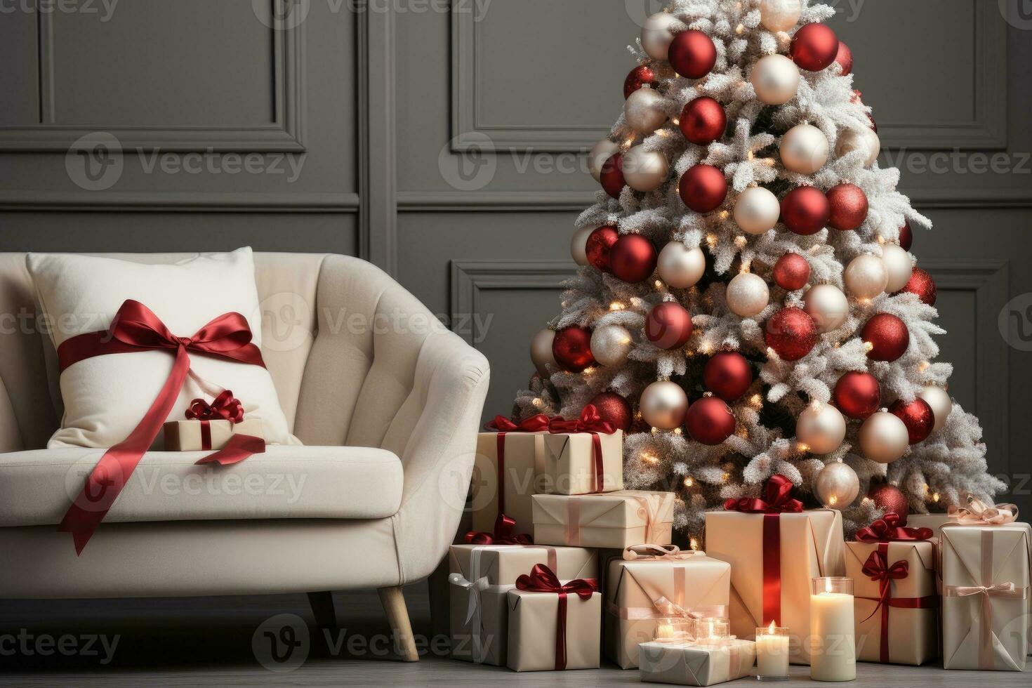 Big beautiful christmas tree photo