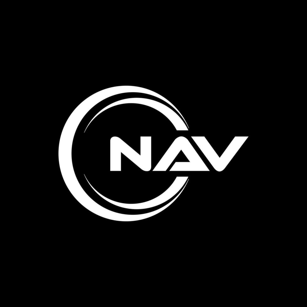 nav logo diseño, inspiración para un único identidad. moderno elegancia y creativo diseño. filigrana tu éxito con el sorprendentes esta logo. vector